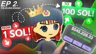1 SOL to 100 SOL Memecoin Challenge (Realistic 2025 Edition) | EP. 2