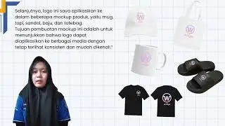 video presentasi desain logo dan mockup produk