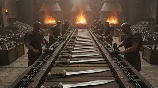 Inside the Imperial : The process of forging 10,000 Gladius swords for the Roman legions