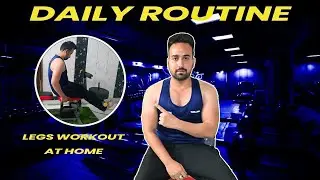 Complete Legs Workout at Home | Beginner to Advanced 🔥#legsworkout #motivation #fitnessmotivation 