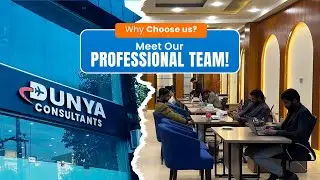 🤩Meet Dunya Consultants Professional Team at Dunya Consultants Sargodha Office!