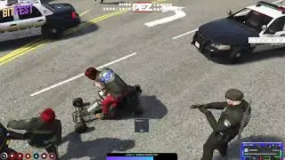 Pez escapes the cops in a go-kart - BBMC NoPixel RP