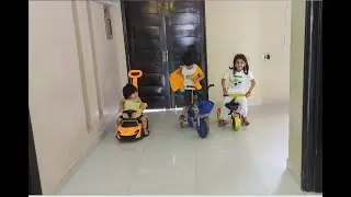 Kids car race day || Kids car racing Fun || Mini racer go wild || Kids time #kidstimeplayhouse