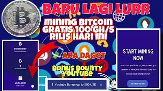 Baru Lagi Gan‼️ Mining Bitcoin Gratis, Bonus 100 gh/s, tanpa deposit, dilmining.com