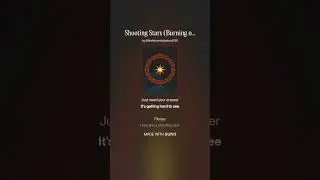 Shooting Star(Burning Out, Dying Bright)