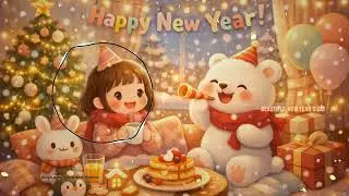 Beautiful New Year&rsquo;s Day &ndash; Cute & Cozy Visualizer 🎆💖 | Background Ultra Beats