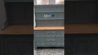 Before and after! Ercol Welsh Dresser