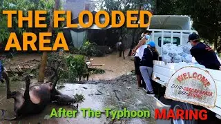THE FLOODED AREA IN SAN GABRIEL, LA UNION. LET'S VISIT SITIO CARCARABASA AFTER THE TYPHOON MARING.
