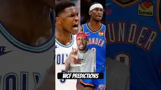 WCF PREDICTIONS #nba #igotnxt #nbaplayoffs #basketball #thunder #timberwolves