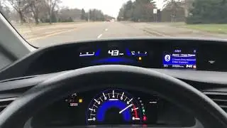 2014 Honda Civic EX Sedan 1.8 w/ CVT 0-60 MPH acceleration