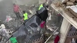 PIA plane carrying 99 crashes in Karachi