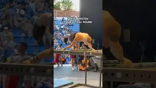 DANIEL HRISTOV SWUB 4 FINAL P-BAR 🔥                                     #calisthenics #planche