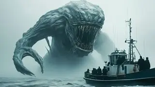 GIANT KAIJU Monster Emerges From The Fog to Attack Boat