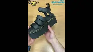 Dr. Martens Sandali Platform in pelle Blaire Hydro Stile Gladiatore