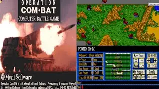 AMIGA Operation ComBat 1 Merit Software 1990 ALSO ONLINE By Scott Lamb Eab Abime Turran