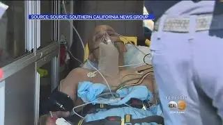 Police Pursuit Suspect Tackled After Threatening To Jump Off Overpass