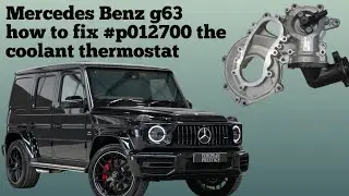 Mercedes-Benz G63 2022 how to fix p012700 the coolant thermostat and change thermostat #foryou #urdu