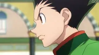 Gon vs Hanzo  - Hanzo broke the arm of gon  ( HunterXHunter