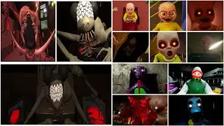 AMANDA THE ADVENTURER 3, Baby In Yellow ACT 4, Playtown 3 ALL JUMPSCARES