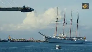 The Arrival of Juan Sebastian Elcano Ship in Cebu City, Philippines