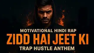 ZIDD HAI JEET KI 🔥 | Motivational Hindi Rap Song | Trap Beat | Hustle Anthem 2025