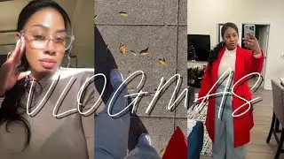VLOGMAS DAY 10 |Workday With Me | Office Holiday Party | New Food & Outfit Drama 😭
