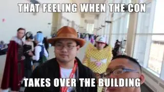 That Feeling When The Con Takes Over The Building (Anime Boston 2017)
