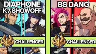 2XKO ▰ K7 SHOWOFF & DIAPHONE (Caitlyn-Yasuo) vs BS DANG (Vi-Braum) ▰ 2XKO Pro Replays