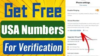 Free US Phone Numbers | Unlimited Numbers Without Real Verification