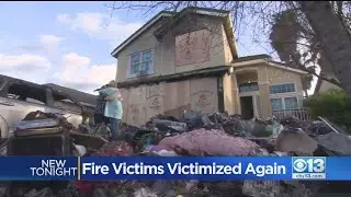 Looters Target House Fire Victims