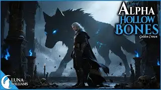 Alpha with Hollow Bones, Golden Crown - Werewolf Shifter Romance Stories During Rain - Black Screen