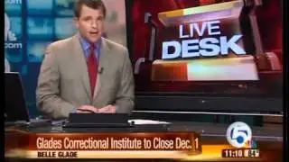 Lawmaker: Glades prison to close Dec. 1