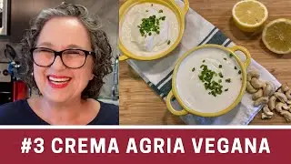 Como Hacer Crema Agria Vegana (Sour Cream)  Casera de Dos Maneras | The Frugal Chef