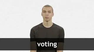 How to pronounce VOTING in American English