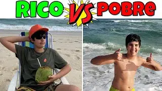 RICO VS POBRE NA PRAIA | PEDRO MAIA