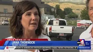 Willard Peak Fire burning in North Ogden