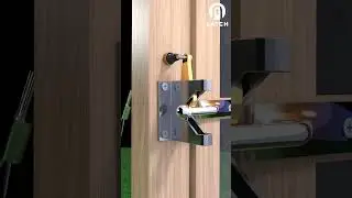 Self Locking Gate Latch for Wooden Fence Heavy Duty - Clip 37 - 3D Animation