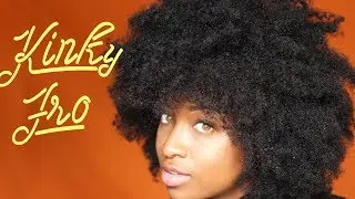 How To Get A BIG Kinky Afro w/ a Braid Out | TYPE 4 ➰