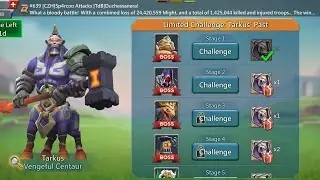 Tarkus past stage 2 auto   lords mobile limited challenge