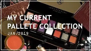 My Current Eye Shadow Palette Collection - January 2019