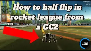How to half flip in rocket league
