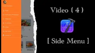 Swift IOS App Design Course Storyboard ( Video 4 ) Sidemenu in Arabic بالعربي