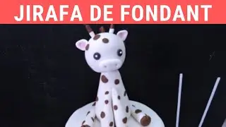 Cómo hacer una Jirafa de fondant para pastel.- RecetasdeLuzMa