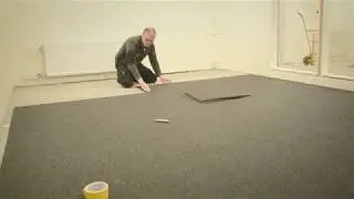 Innlegging av teppefliser - Instruksjonsvideo