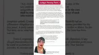 Reading Judge Pennys response to AH&rsquo;s request 👋🏼#judgepenny #judgeazcarate #johnnydepptrial #just