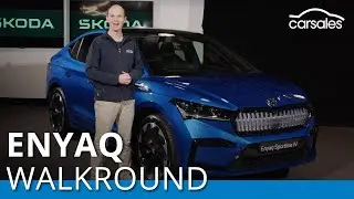2024 Skoda Enyaq Coupe iV Walkround | All-electric Czech SUV bound for Australian shores
