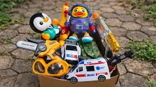 6:55 Minutes Satisfying with Unboxing police, Dolls,Toys Set,Swing&Slide Collection ASMR | Review