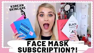 KOREAN FACE MASK SUBSCRIPTION BOX?! | Only &pound;10!! | Luce Stephenson