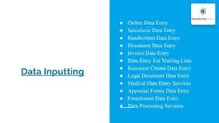 Full-Cycle Data Entry and Management Service Provider