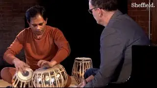 How is time organised in South Asian music?